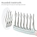 Wide Tooth Comb for Curly, Detangling Hair Brush with Double-layer Wavy Tooth Design and Ergonomic Handle for Long/Thick Dry/Wet Hair for Women/Girl without Straighten the Curl HairStyle
