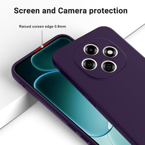 Image of Back Cover for Oppo F31 Pro 5G | Full Camera Protection | Premium Liquid Silicon Case | Flexible Bumper Case for Oppo F31 Pro 5G (Dark Purple)