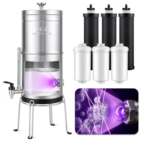 Système de filtre à eau alternatif à Berkey pour éliminer le chlore et purifier