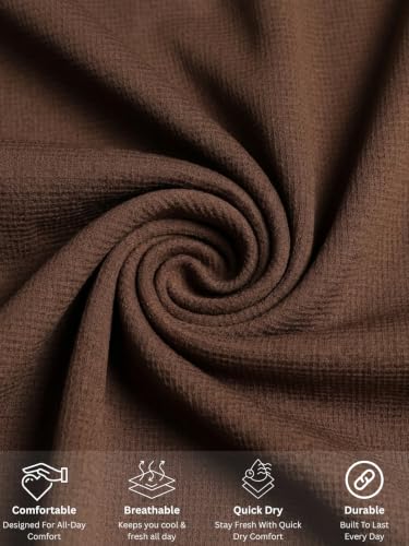 Image of Leriya Fashion Women High Waist Polycotton Formal Trousers | Summer Breathable Wide Leg Pants with Pockets |Casual, Office & Travel Outfits