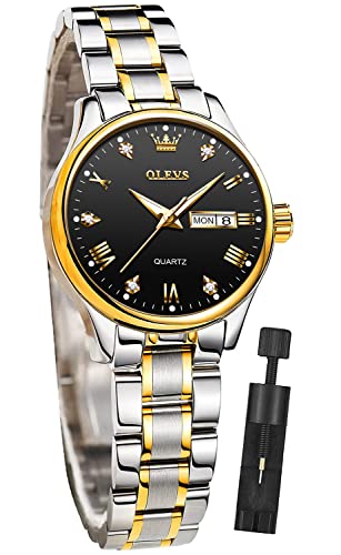 Image of OLEVS Mens Watches Analog Chronograph Square Dress Watch for Man Stainless Steel or Leather Band Waterproof Luminous Date Male Watch