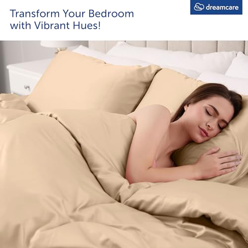 Image of DREAMCARE Queen Sheets - 6 pcs Breathable Cooling Sheets Queen - up to 15 inch