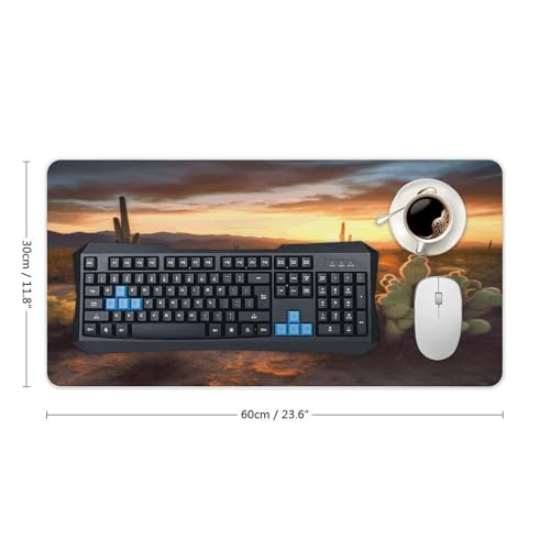 Alfombrilla de escritorio gaming FekiLoot 60x30 cm goma miniatura 2
