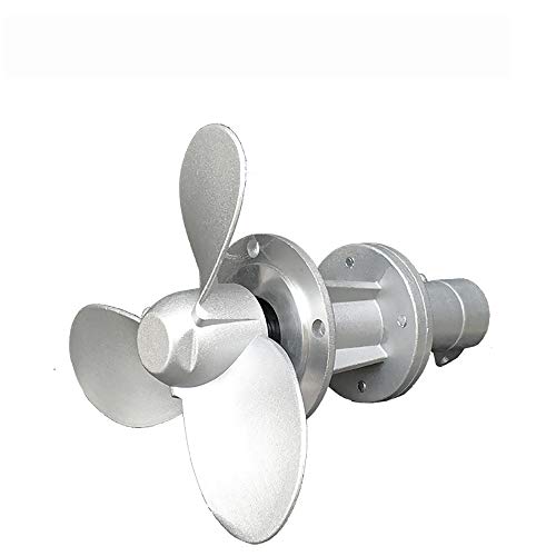 LeTkingok DIY Gasoline Lawn Mower Modified Boat Propeller Grass Trimmer Brush Cutter Spare Parts General Boat Booster (26MM, 7 Teeth)