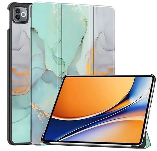 Image of ProElite Case Cover for Realme Pad 3 11.6 inch 2026 Case, Slim Trifold Flip case Cover for Realme Pad 3 11.6 inch 2026 Tablet [Auto Sleep Wake Feature], Marble Green
