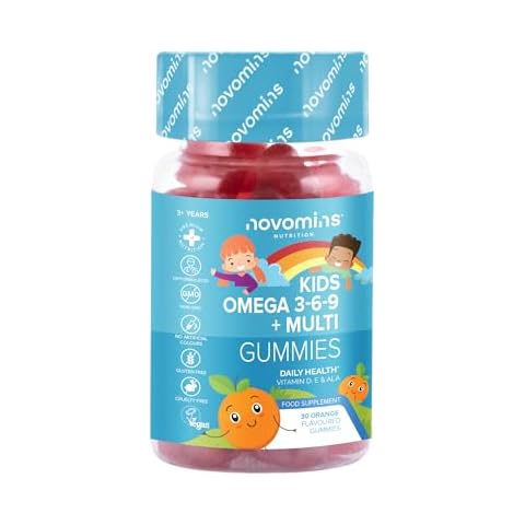 Novomins Vegan Kids Omega 3 6 9 Gummies Cover
