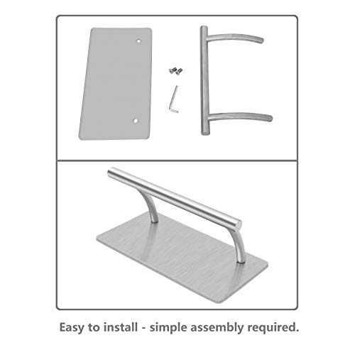 Kaleurrier Stainless Steel Footrest,Professional Mobile Foot Rest,Foot Pedal Parts For Barber Hairdressing Beauty Spa Nail Massage Salon Chairs #TOP6