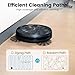 AIRROBO Robotic Vacuum Cleaner with 2800Pa Suction‌, Smart Navigation, 120-Min Runtime, APP & Remote Control‌, Anti-Collision & Anti-Drop, for Hard Floors & Carpets