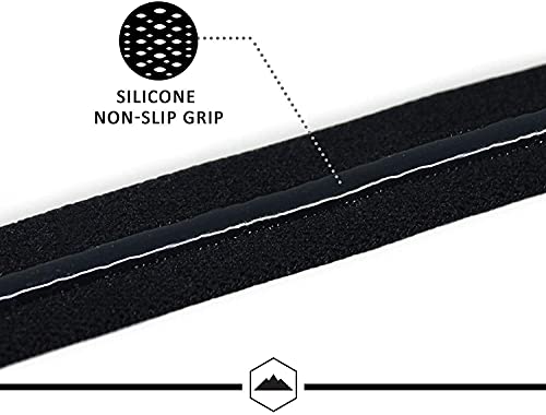 4 Pieces Thick And Slim Non-Slip Elastic Sports Headbands - Athletic Skinny Hair Headband For Women, Men, Boys, Girls - Silicone Grip Hairband Mini Stylish Sweat Band (Black, Grey, White) 8 41nCSdeiXnL