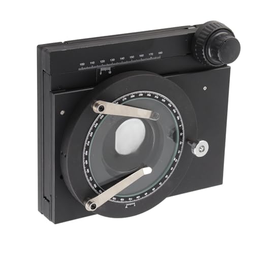 YWBL-WH XY Precise Moving Microscope Microscope Micrometer Platform 3.7 Inch Platform for Industrial Cameras, Microscope Accessories, Lab Supplies with