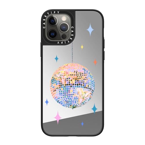Coque miroir pour iPhone 12 Pro CASETiFY Disco Argent