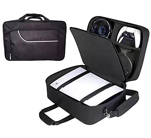 TOYZILLA - Portable Bag for Playstation 5, Travel Case Compatible for PS5 and Controller, Carrying Case for PS5 and Controller