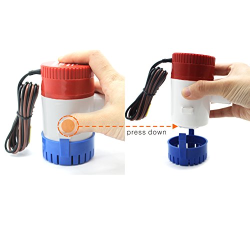 Iztor CA-FBA-P92715 Marine Submersible Boat Rule Bilge Water Pump 750 Gph 12V 3/4 Inch Hose Outlet thumb #2