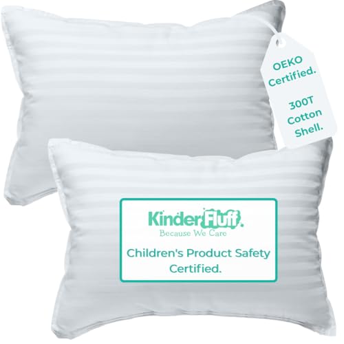 Children Pillows 2x–Certified Hypoallergenic Award Winning...