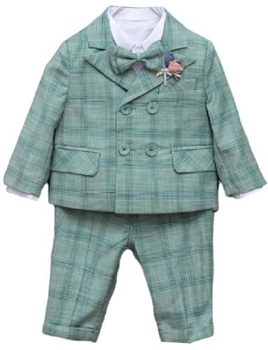 Costume enfant à double boutonnage veste chic et pantalon formel pour garçon