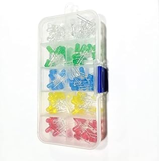 الصفحة الرئيسية - شاشات (LCD و7 شرائح وLED) - مصابيح LED - LED100 بالوان مختلطة مقاس 5 ملم في الصندوق