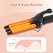 CIVEYA Hair Waver for Short Hair, 1/2 Inch Mini Crimping Iron for Tight Beach Waves, Small Crimper with Argan Oil Infuse Barrels, Easy to Use