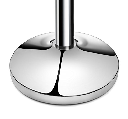 New Star Foodservice 54743 Tulip Top Stainless Steel Stanchions, Set Of 2 Posts With 1 Of 79.5-Inch Red Velvet Rope #TOP3