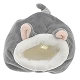 MOTHNUR Cama para Hámster y Erizo Cálida y Cómoda Nido de Algodón para Invierno Saco de Dormir para Mascotas Pequeñas para Viaje y