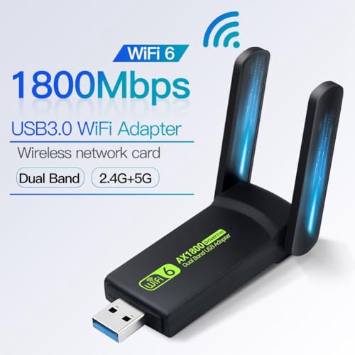 Tarjeta de Red WiFi6 USB 3.0 contra Cortes e Internet Lento 2