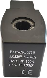 Ball Valve Shut-Off Valve 5PC Solenoid Valve Coil Best-NO.0210 All Copper Coil Refrigeration Solenoid Valve Coil Aperture 13mm Height 43