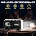 YUSMAN Starthilfe Powerbank für PKW | 6000A 12V Autobatterie Booster für 8L Benzin oder 6L Diesel mit LCD-Display & 4 LED-Leuchtmodi – Ideal für SUV, Motorräder, Rasenmäher