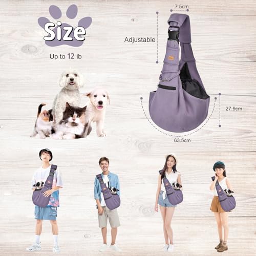 Bolsa reversible para mascotas CUBY con correa de ajuste ergonómica 7