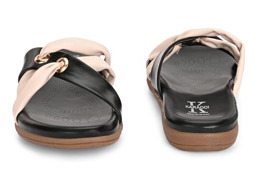 Image of Karaddi Doctor Sandals for Woman | Flats Women Stylish | Womens Sandals Flats | Slippers Orthopedic Footwear for Women Stylish Flat Sandal | Flat Fashion Sandal