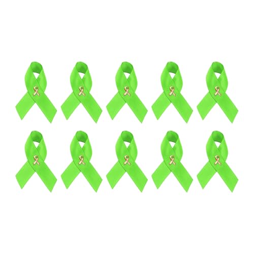 Image of 1 /2 /5 /10 /25 /50 /100pcs Satin Awareness Ribbon Pins (Pick your color), for Cancer & Disease Awareness, Bulk Quantities for Fundraising, Events, Gift Giving