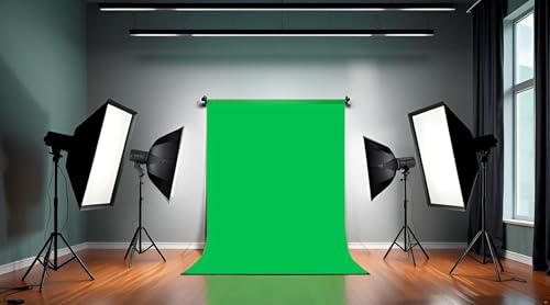 Hanumex® 8x12 Ft. Pro Green Screen Backdrop: Wrinkle-Free Fabric, Rod Pocket for Photo Studio, Live Stream, YouTube, VFX & More - Image 6