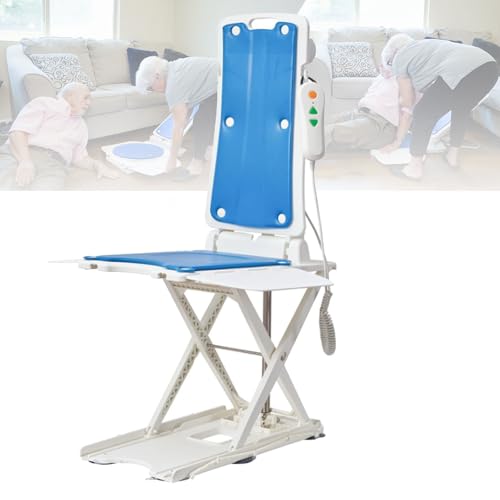 Cashwise Sollevatore Elettrico per Sedia a rotelle per Anziani, Sollevatore da Pavimento e Sollevatore da Bagno Impermeabile IP68 per Vasca, Pieghevole, capacità di 300 libbre, Telecomando