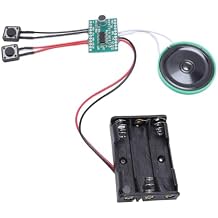 Luqeeg Voice Recording Module, 4 Minute Sound Module for Greeting Card, Loop Playback Push Key Activated Sound for DIY Birthday Music Box, Greeting Card Present
