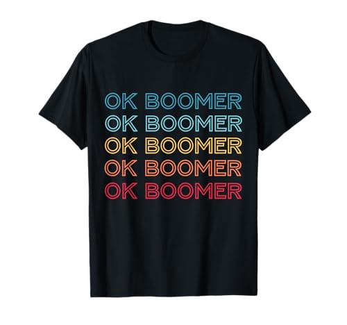 Funny Ok-Boomer Generation Z Millennials Meme T-Shirt