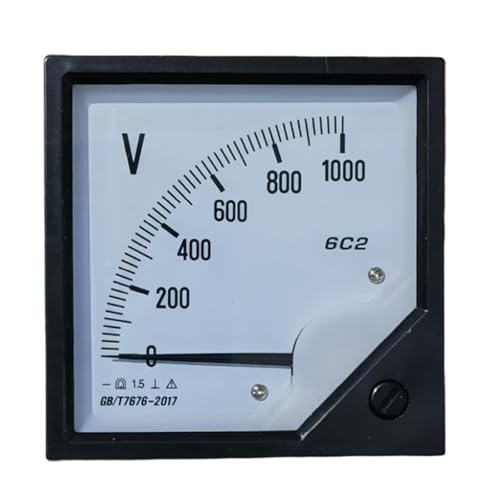 Voltmètre CC à pointeur 6C2 à haute lisibilité pour votre tableau