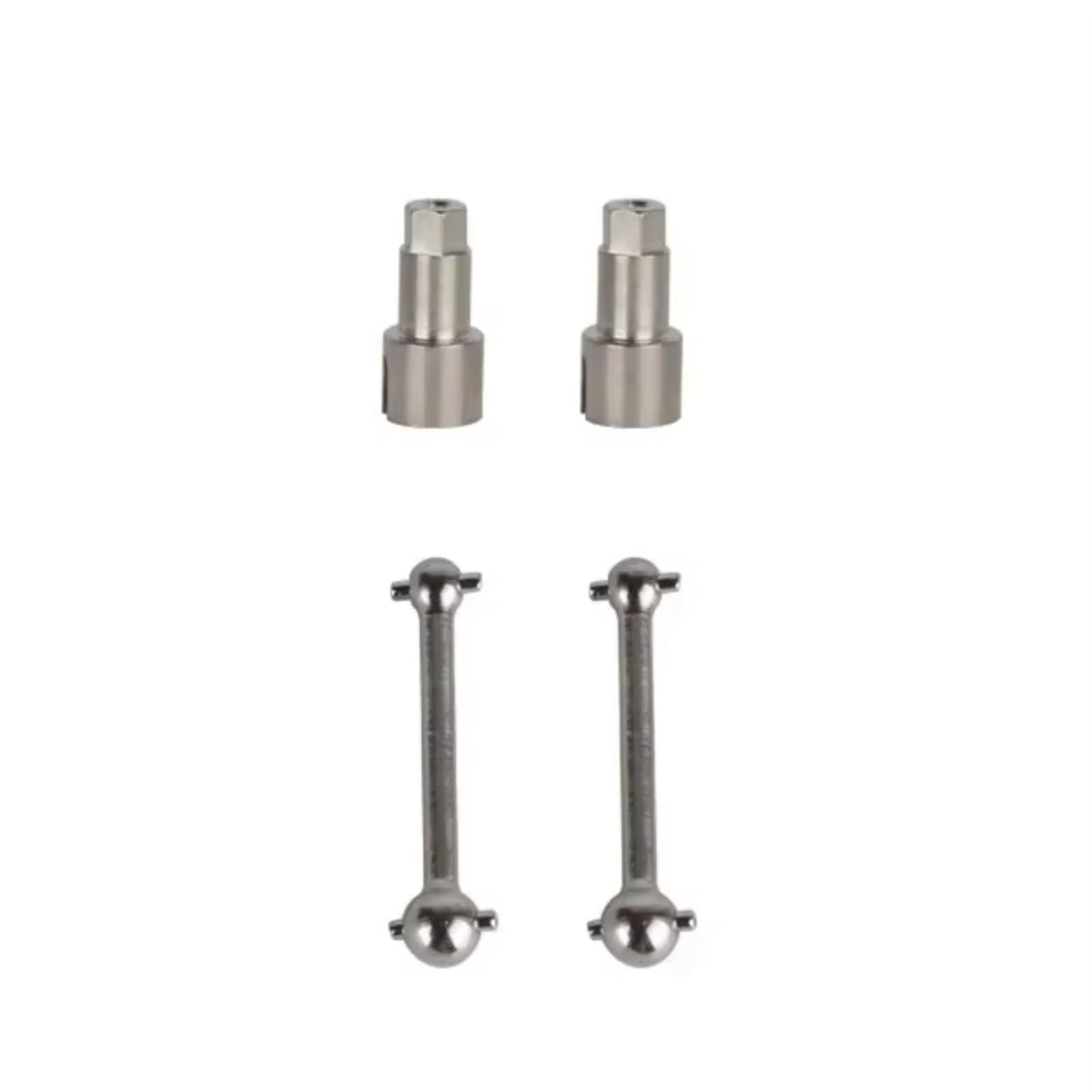 For LDRC A86 LD1801 LD1802 LD1803 LD1804 A01 A02 1/18 2pcs Metal CVD Drive Shaft RC Car Upgrad Replacements Accessories RC Accessories