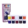 SÜDOR Glass Color SD322S, Glasfarben-Set, 10 Farben je 20 ml (in neuen Flaschen) Glasmalfarben auf Wasserbasis…