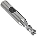 YG-1 E1039 High Speed Steel (HSS) Square Nose End Mill, Weldon Shank, Uncoated (Bright) Finish, 30 Deg Helix, 4 Flutes, 2.4375" Overall Length, 0.21875" Cutting Diameter, 0.375" Shank Diameter