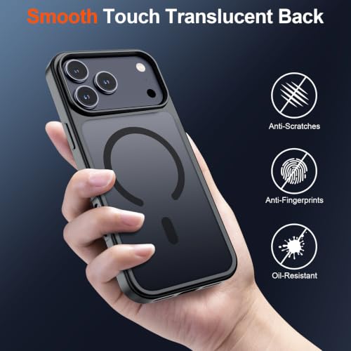 SUPFINE Magnetic for iPhone 18 Pro Max Case 17 Pro Max Case Black - image 6