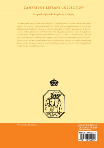 A Dictionary of the Bengalee Language: In Which the Words Are Traced to their Origin, and their Vari