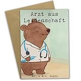 Mr. & Mrs. Panda Motivkarte Arzt Leidenschaft Design - Geschenk, Arztpraxis, firmungskarte, Grußkarte, weihnachtskarten, osterkarte, Doktor, hochzeitskarten, Lustig, einladungskarten, Krankenhaus