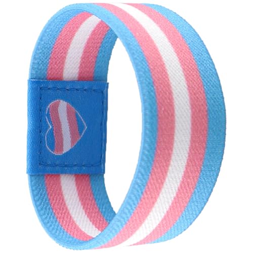 Rainbow LGBT Pride Bracelet for Women Men, Stretch Elastic Band, LGBTQ Wristbands for Pride Month Decorations, Trans Lesbian Accessories Outfits Merch Gifts4