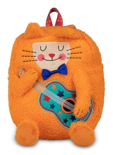 Oilily Rucksack Freizeitrucksack Musica Cat Guitar Backpack Yam orange