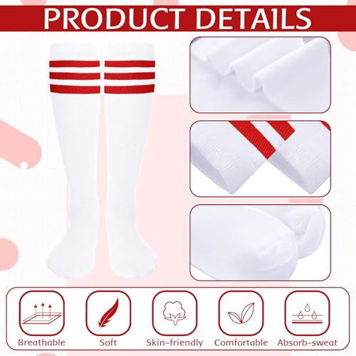 Image of Panitay 2 /12 /16 /24 Pairs Softball Soccer Socks Glitter Eye Black Stickers Team Spirit Accessories for Youth Women Sport Wear