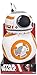 otto Peluche BB-8 : 22 cm - pour Star Wars - Personnage Disney - Doudou Enfant - Adulte - collectionneur