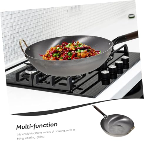 Wok de hierro con mango, antiadherente, para cocción miniatura 7