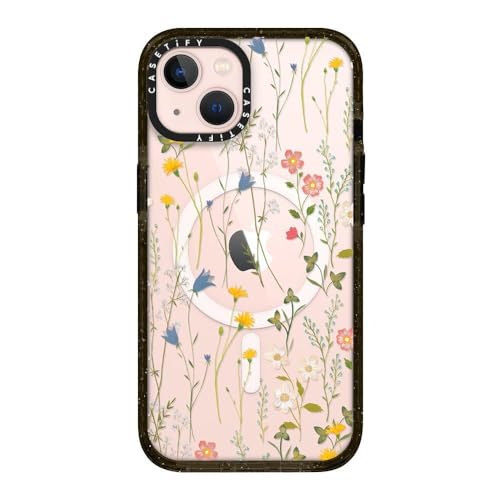 Coque iPhone 13 MagSafe CASETiFY antichoc chute 2m motif floral