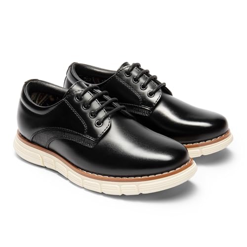 Bruno Marc Boy'S Dress Sneakers Casual Oxford Formal Shoes,Size 6 Big Kid,Black,Sbox2402K thumb #2