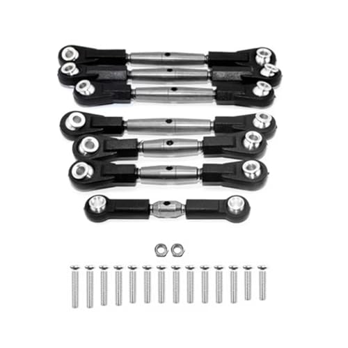 RC�����X�y�A Compatible With TT-02B For TT02B 1/10 RC �J�[�A�b�v�O���[�h�p�[�c 7�� �X�`�[���X�e�A�����O�����N���b�h �����P�[�W�T�[�{���b�h�Z�b�g