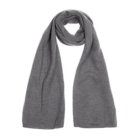 PURE LUXURIES LONDON Oxford Unisex 160cm 100% Fine Cashmere Scarf in Grey PLSF20-2 Cover