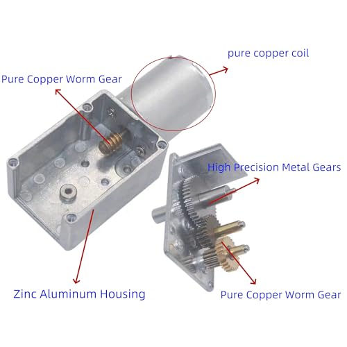 Ljjdslyu JGY-370 Dc 12V High Torque Turbo Worm Electric Geared Motor Reduction Speed Reversible Jgy-370 thumb #1